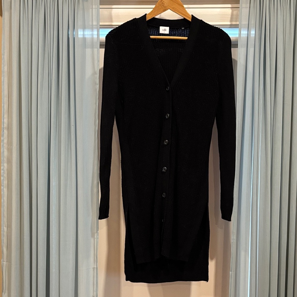 CAbi Black Knit Cardigan